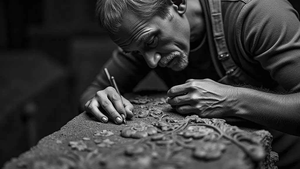 1900s Stonemason at Work